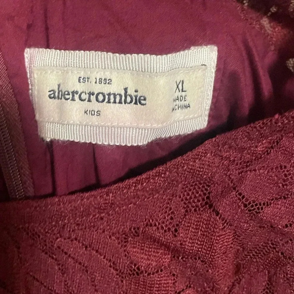 Abercrombie & Fitch burgandy dress size XL - Picture 4 of 6